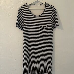 A.L.C. Striped Tee Shirt Dress